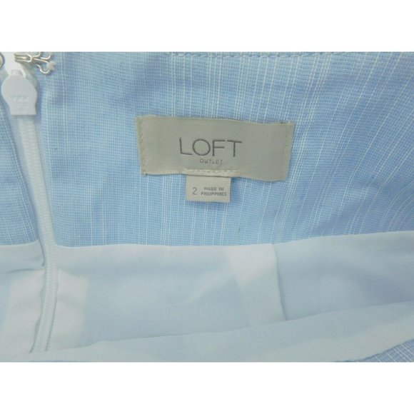 LOFT Outlet Womens Faux Wrap Skirt with Bow size 2 - Picture 4 of 6